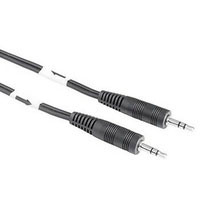 Hama Audio Connecting Cable 3.5 mm Male Plug Stereo-3.5 mm Male Plug Stereo, 2 m (00043306)